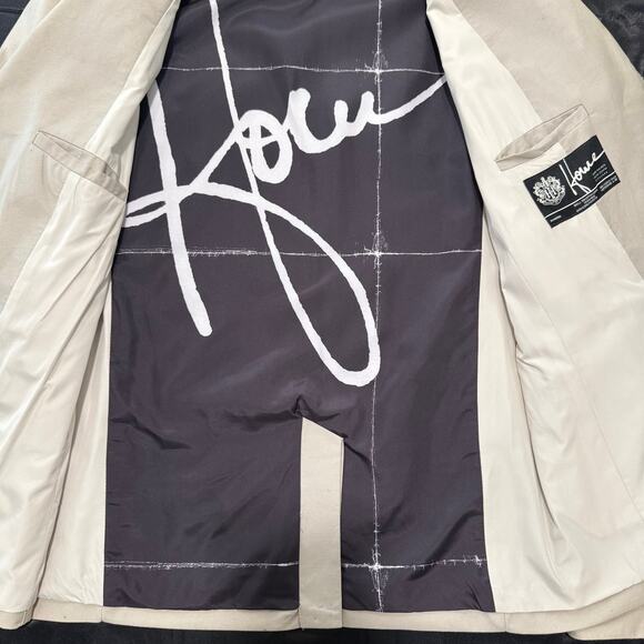 VNTG Men's House of Howe Couture Khaki/Beige Sports Jacket 2-button, zippered 40 - Picture 5 of 6